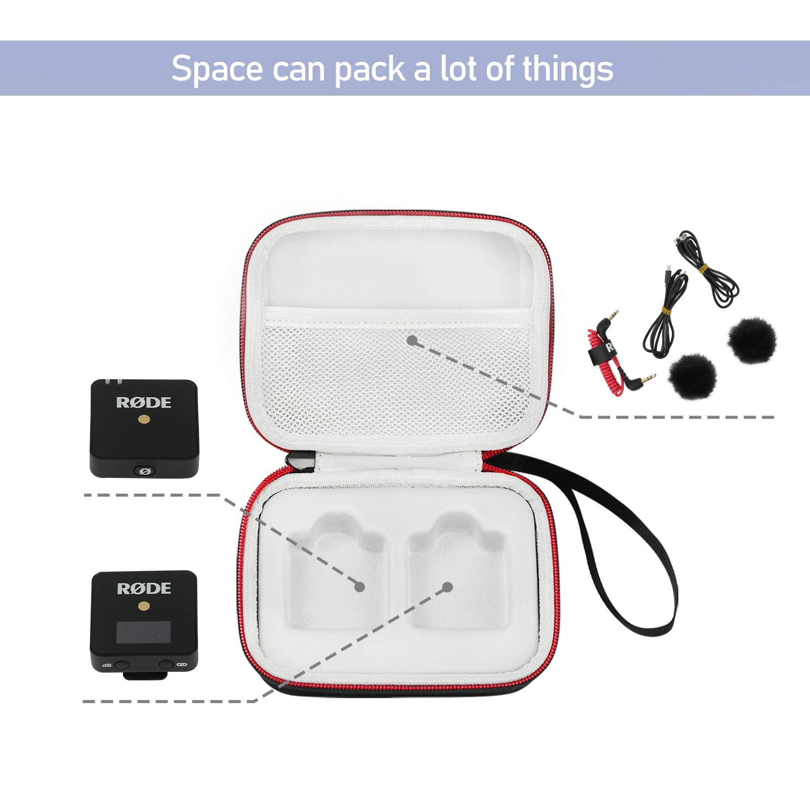 Talomen Microphone Sans Fil Professionnel,système De Microphone à 2.4