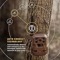 Vista 3 de Moultrie Edge Cellular Trail Camera - Nationwide 4G LTE - HD Video-Audio - Built in Memory - Cloud Storage