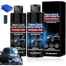 Nano Quick Coat Restore, 3.38/6.76 Fl Oz Nano-Quick Ceramic Coating Pro, Advanced Quick Effect Coating Agent for Car, Car Coating Spray for Shine & Protection, Long-Lasting High Gloss 6.76 Fl Oz