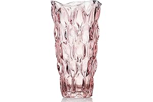 Charming Pink Glass Vases for Flower Arrangements