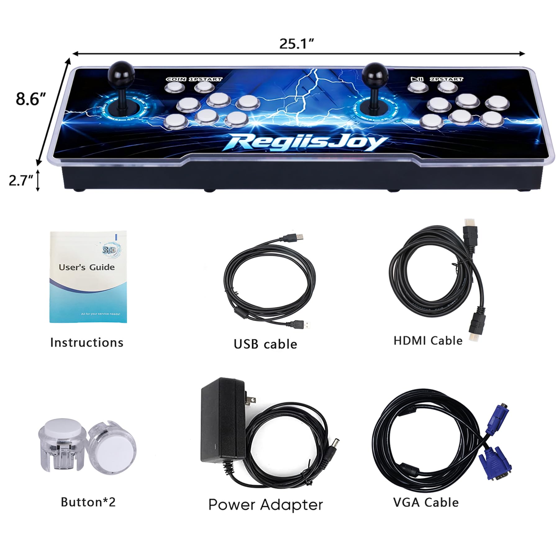 Amazon.com: RegiisJoy 32000 in 1 Pandora's Box 78S Arcade Game