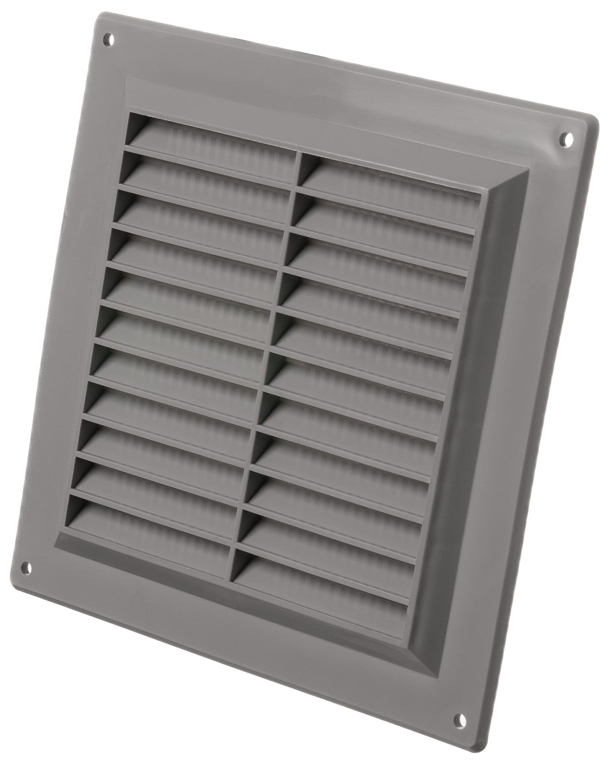 LIRAST 150x150mm / 6x6 inch Grey Plastic Ventilation Grille - Air Vent Cover