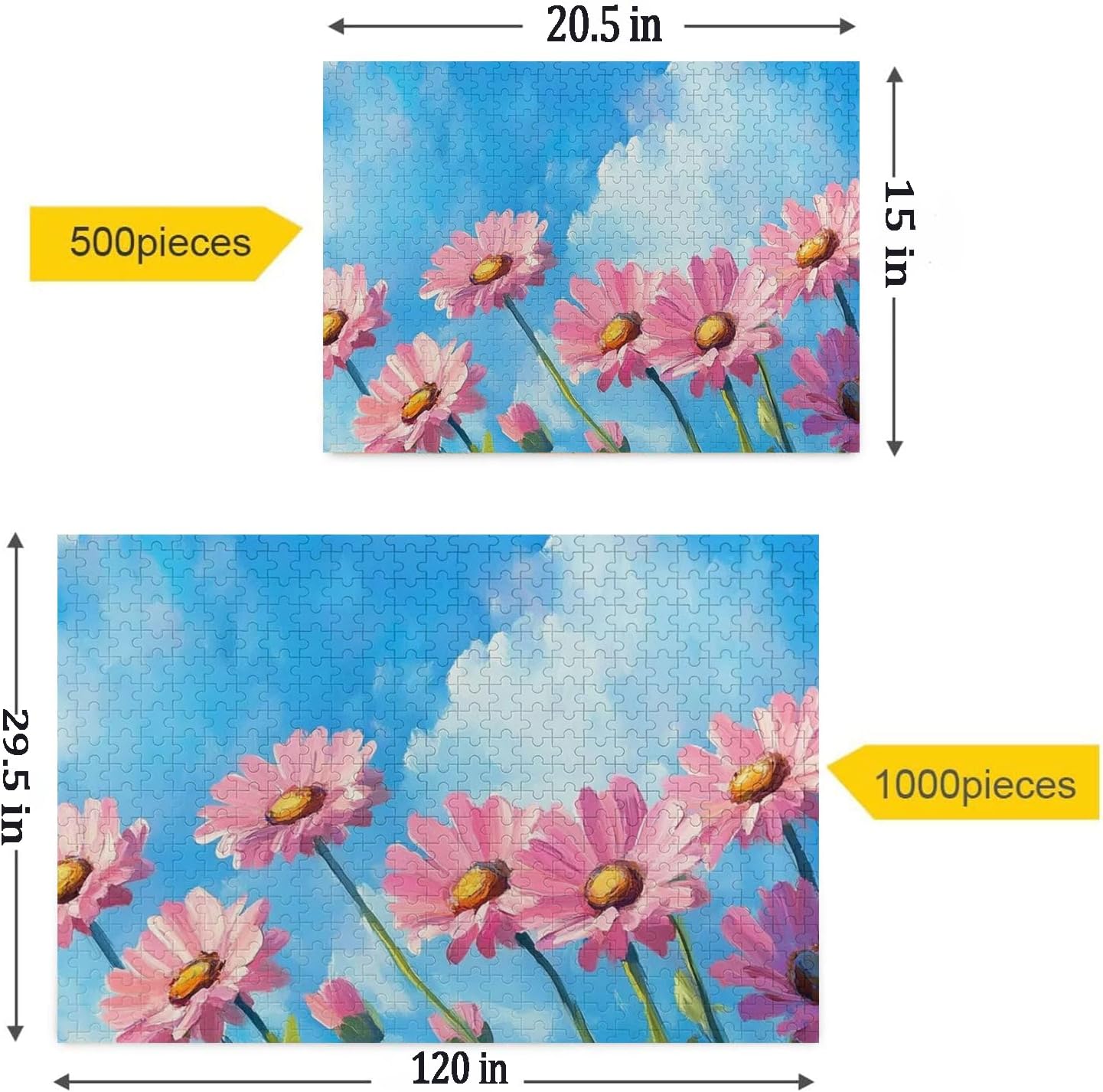 1000 Pieces Jigsaw Puzzle for Adults B 52 Stratofortress Bomber Plane Design Challenging Activity Brain Teaser Relaxation Family Fun Home Decor Improve Intelligence Observation Gifts for Adults