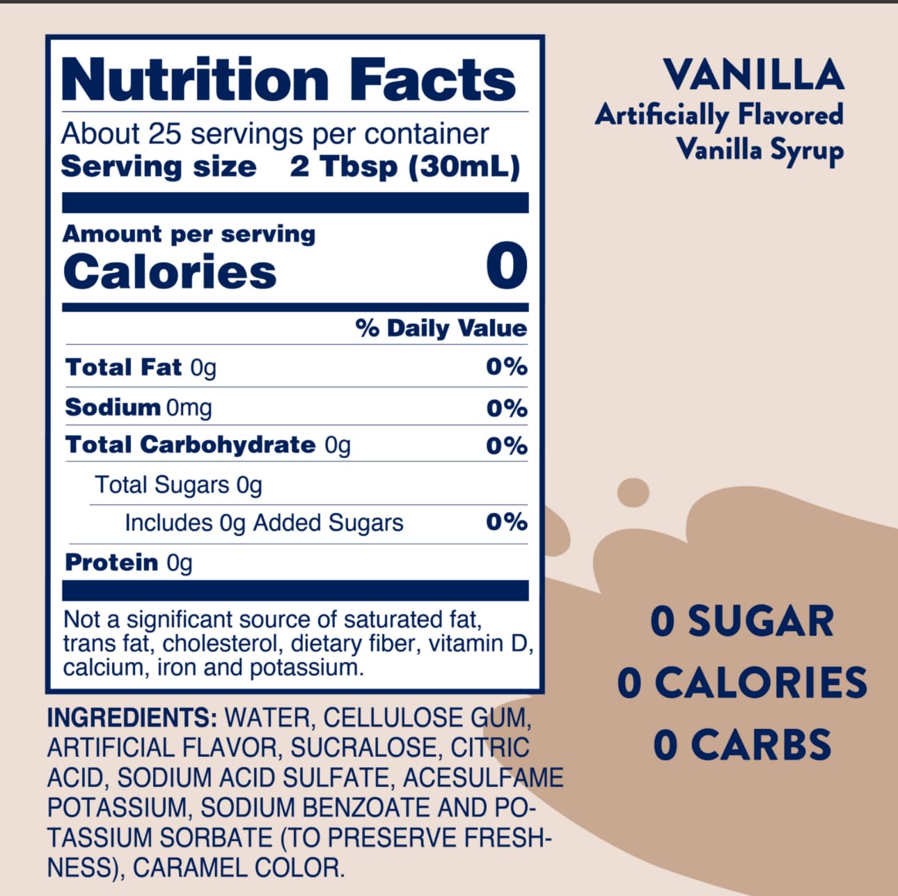 Jordans Skinny Traditional Sugar Free Syrups 750 ml 2 Bottles (Salted Caramel & Vanilla)