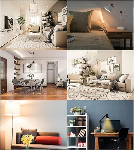 Miniatura 7 de Linkind - Bombillas LED A19 atenuables, equivalente a 60 W, base E26, luz blanca cálida de 3,000 Kelvin, 9.5 W, 800 lúmenes, 120 V, certificadas por