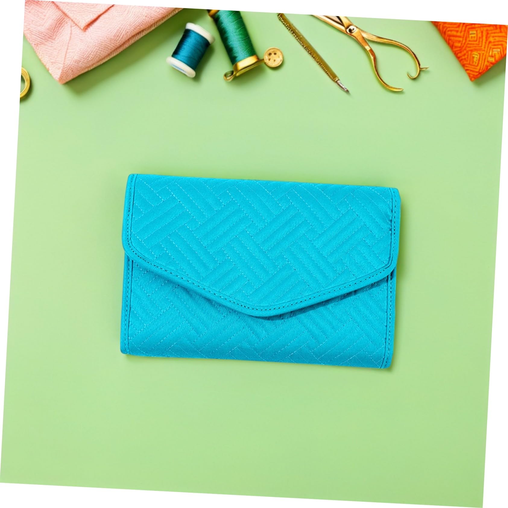 ULDIGI Bolsa Organizadora para Accesorios de Crochet de Tela Oxford y Portátil con Cierre para Ganchillos Agujas y Almacenamiento de Hilos
