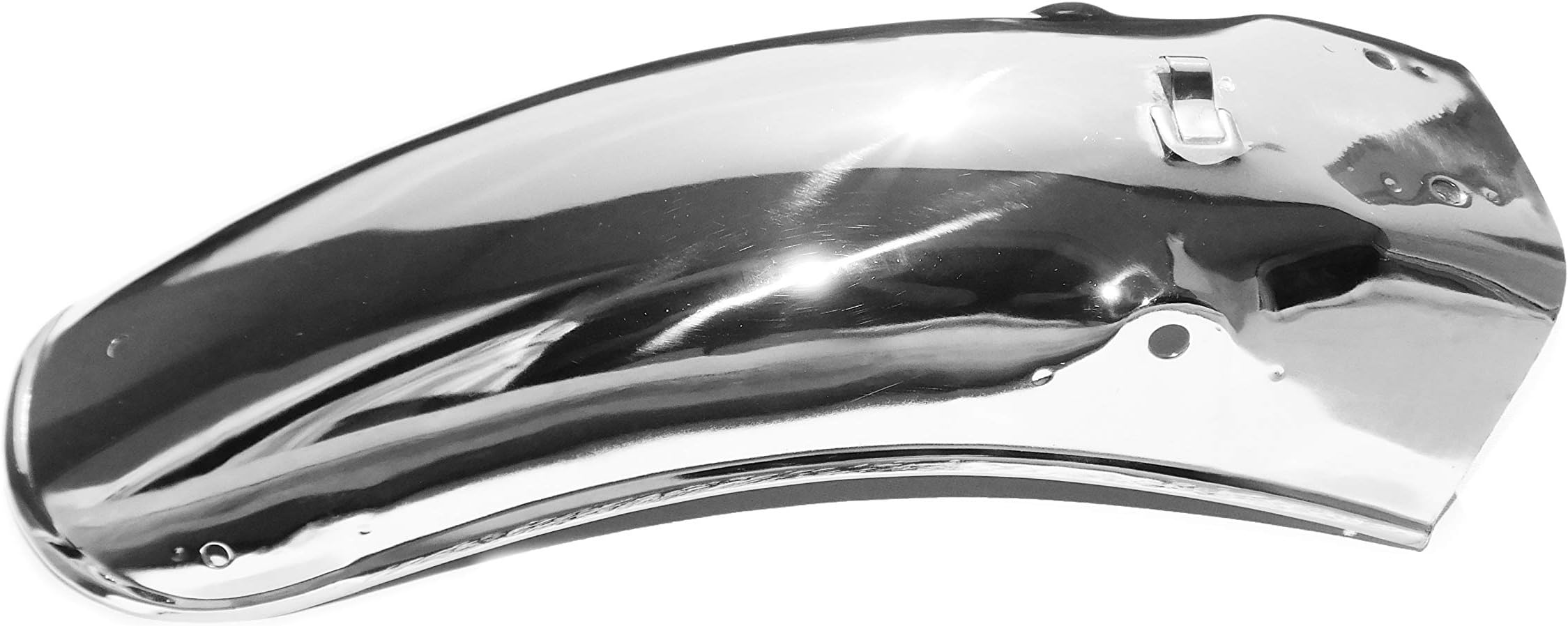 YAMAHA RX100 RS100 RX125 RX 100 RXS CHROME REAR MUDGUARD/FENDER SET