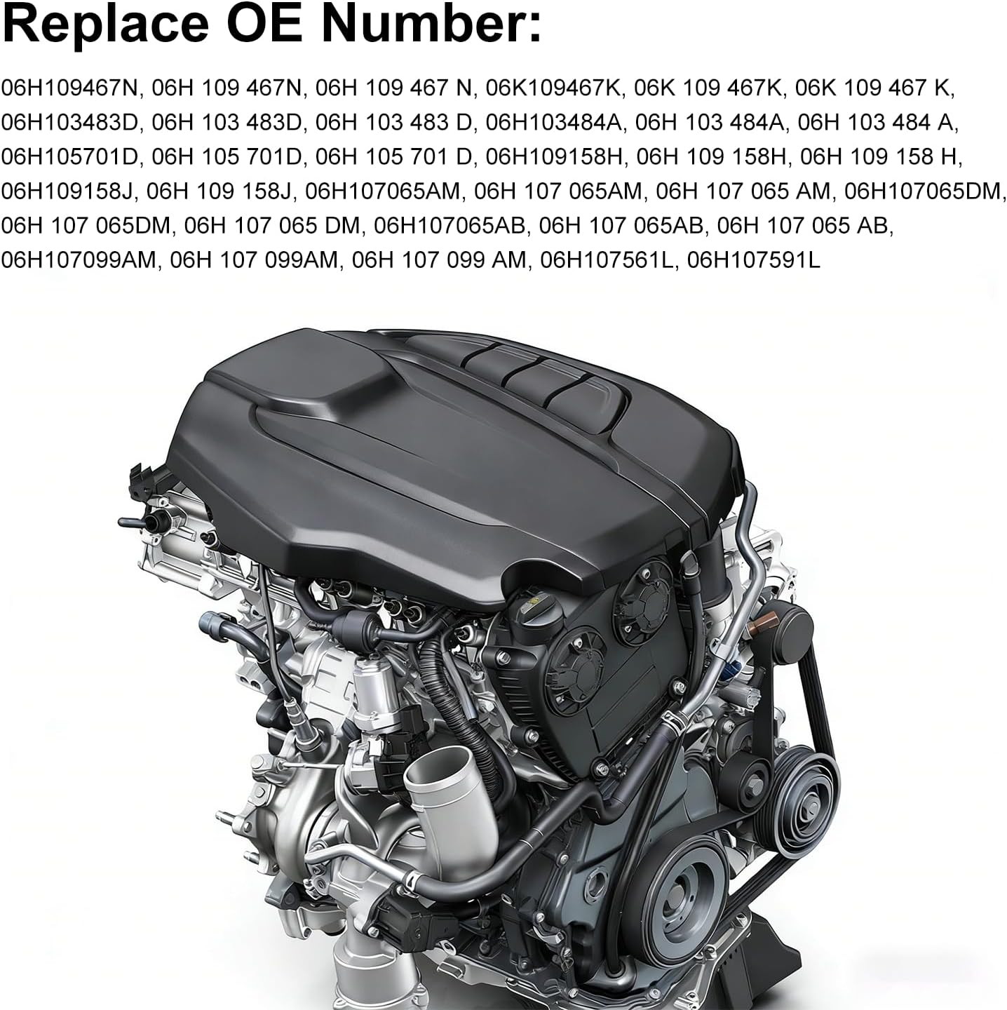 Engine Rebuild Kit w/Pistons Rods Replacement for Audi A4 Q5 TT VW Jetta Tiguan Golf GTI 2.0T CCTA 06H105701D 06H109158H