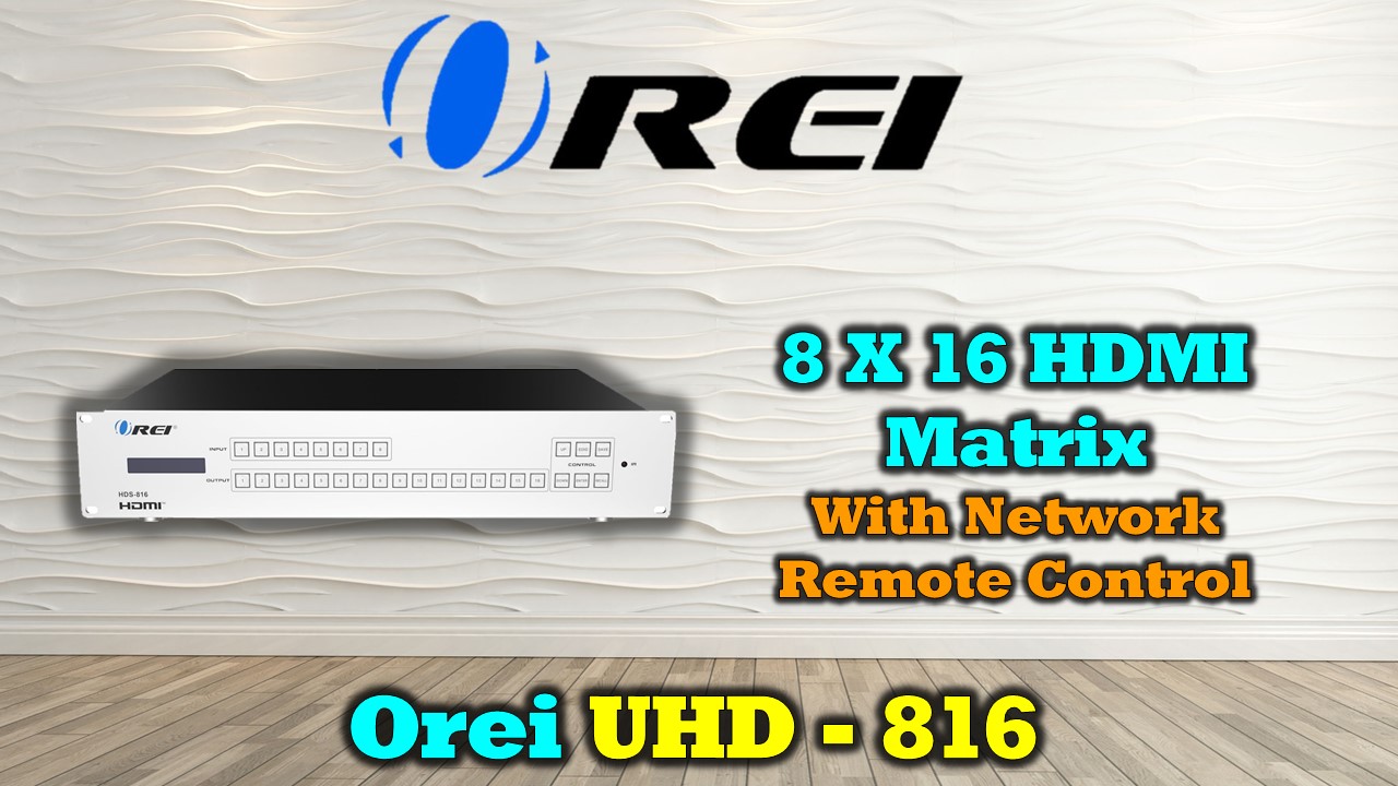 Amazon.com: OREI 8x16 HDMI Matrix Switch – 4K@30Hz, EDID, RS-232
