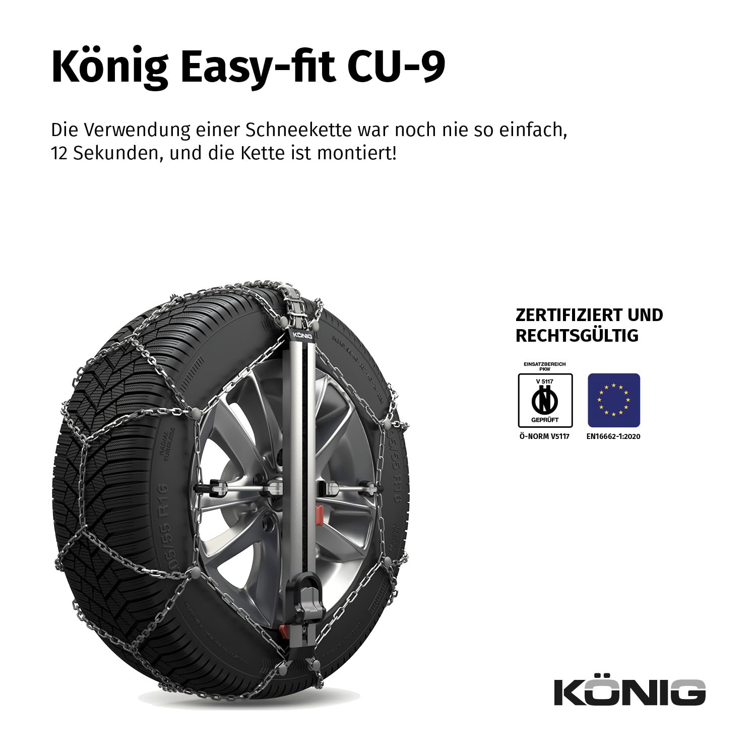KÖNIG Easy-Fit CU-9 103 - Schneeketten