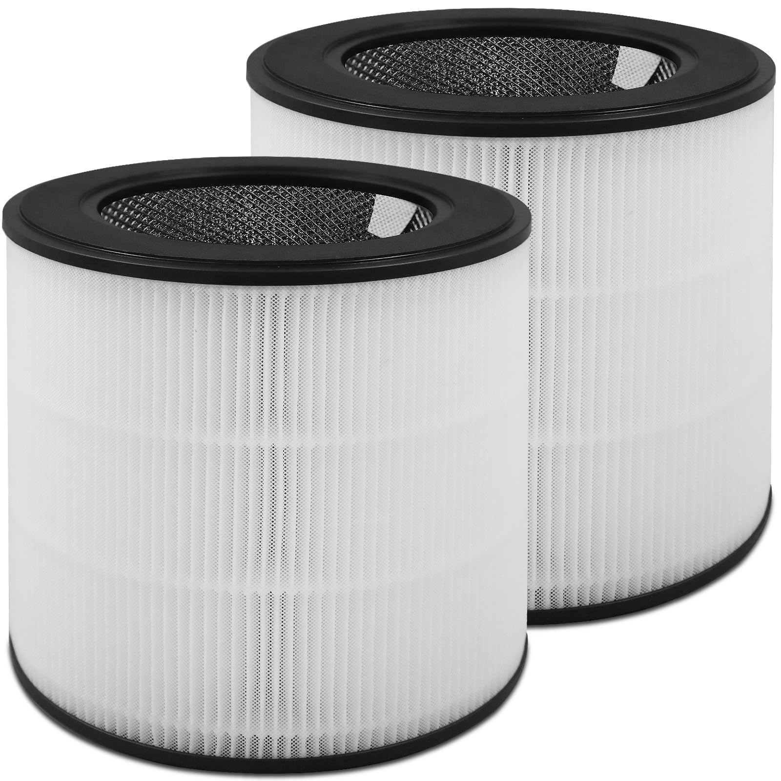 FY0293/30 Ersatzfilter mit Aktivkohle für Philips Serie 800 & 900 Luftreiniger, AC0850, AC0830, AC0820, AC0819, AC0950, AC0951, FY0194/30 NanoProtect Hepa-Filter und Aktivkohlefilter, 2 Stück
