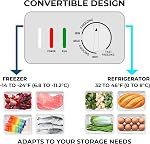 Kenmore 25 Cu Ft Chest Freezer, Convertible Refrigerator, Garage Ready Deep Freezer, Large Capacity Family Size for Bulk Food & Meat Storage, 2 Hanging Basket, White