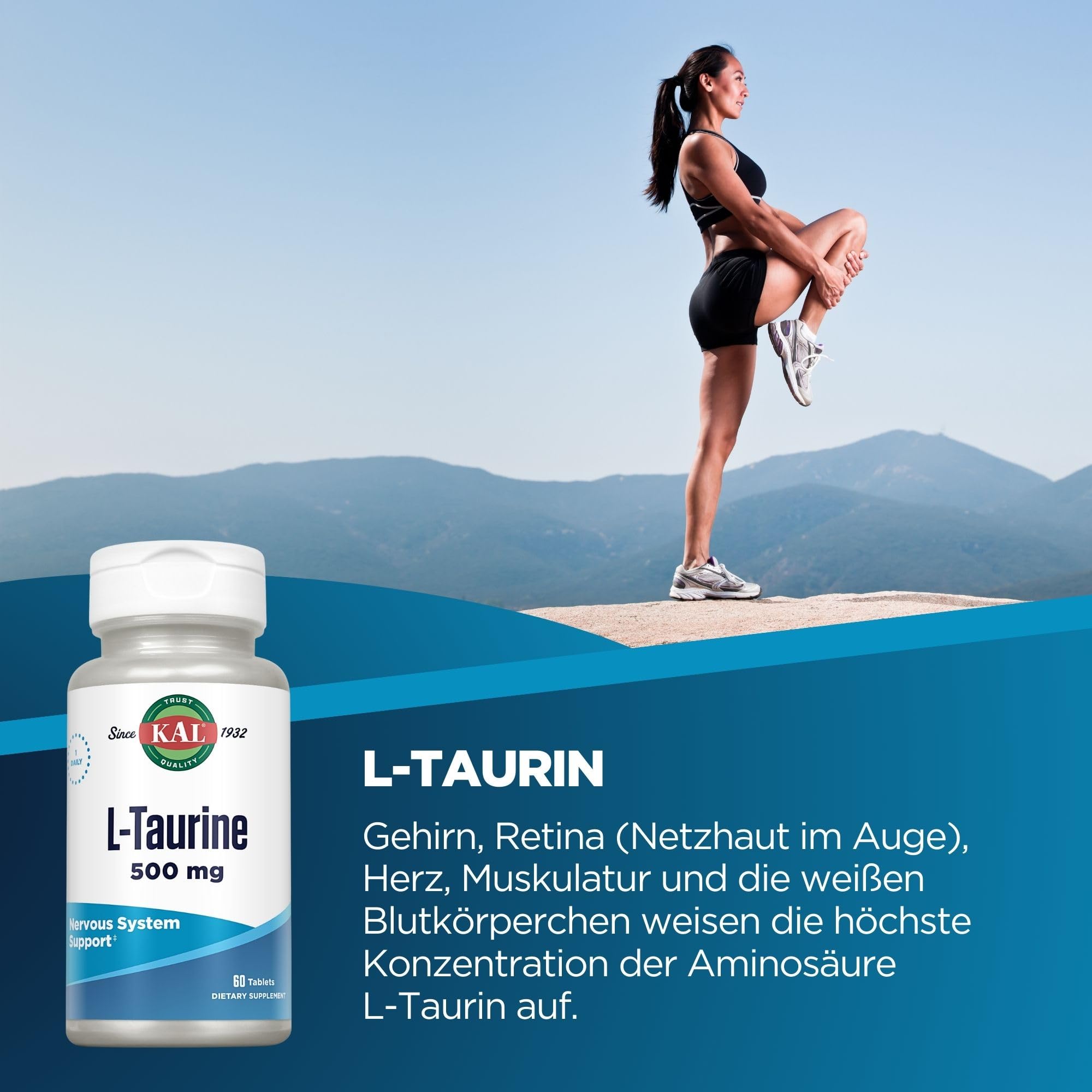 Kal - L-taurina 500 mg. - 60 compresse
