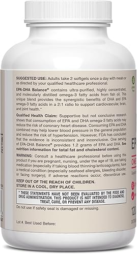 Miniatura 9 de Equilibro EPA-DHA de Jarrow Formulas EPADHA120 120 1 1