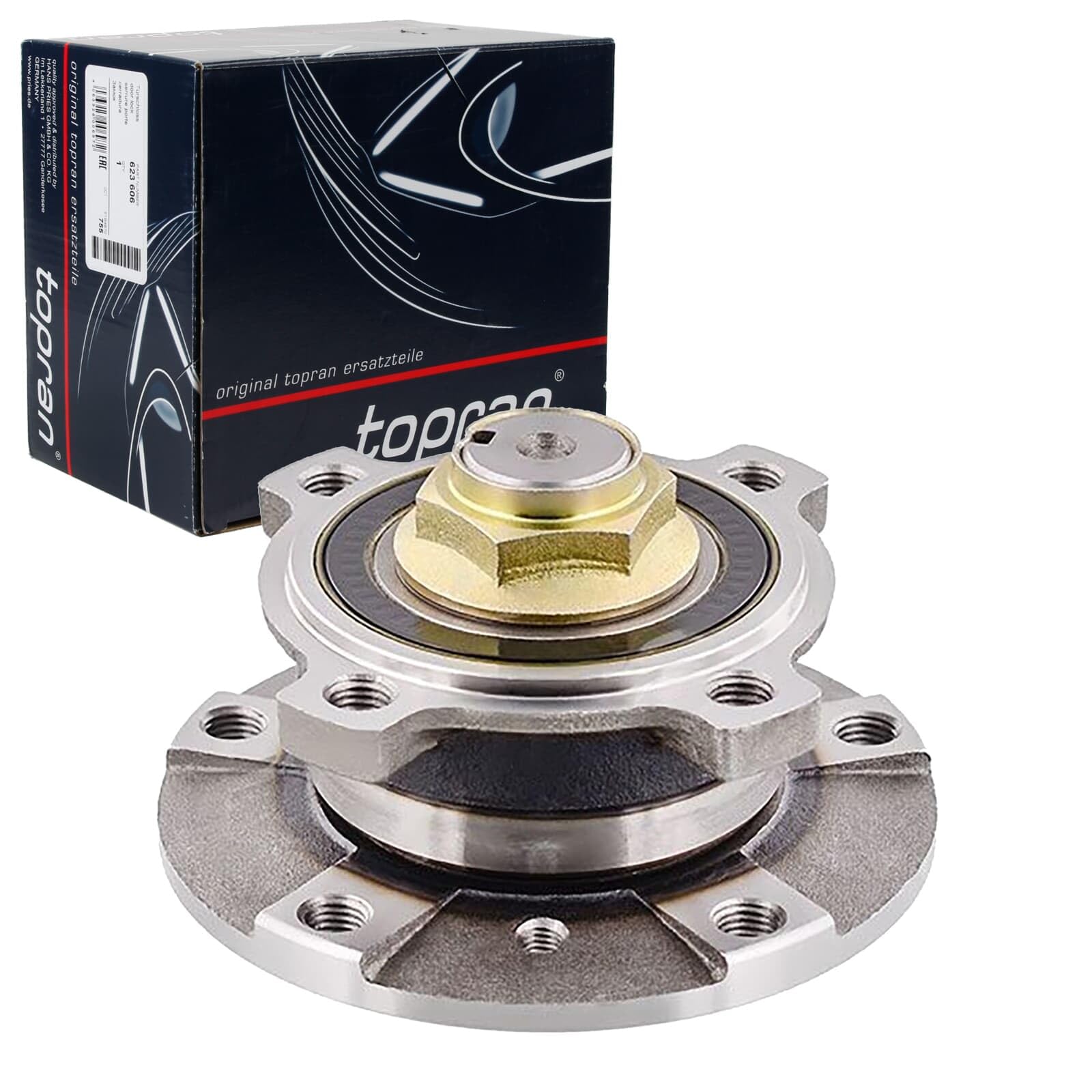 TOPRAN Juego de cojinete de rueda 500 633 eje delantero, ambos lados Diámetro exterior: 139mm Rodamiento integrado en buje de rueda con anillo sensor magnético incorporado Compatible con BMW