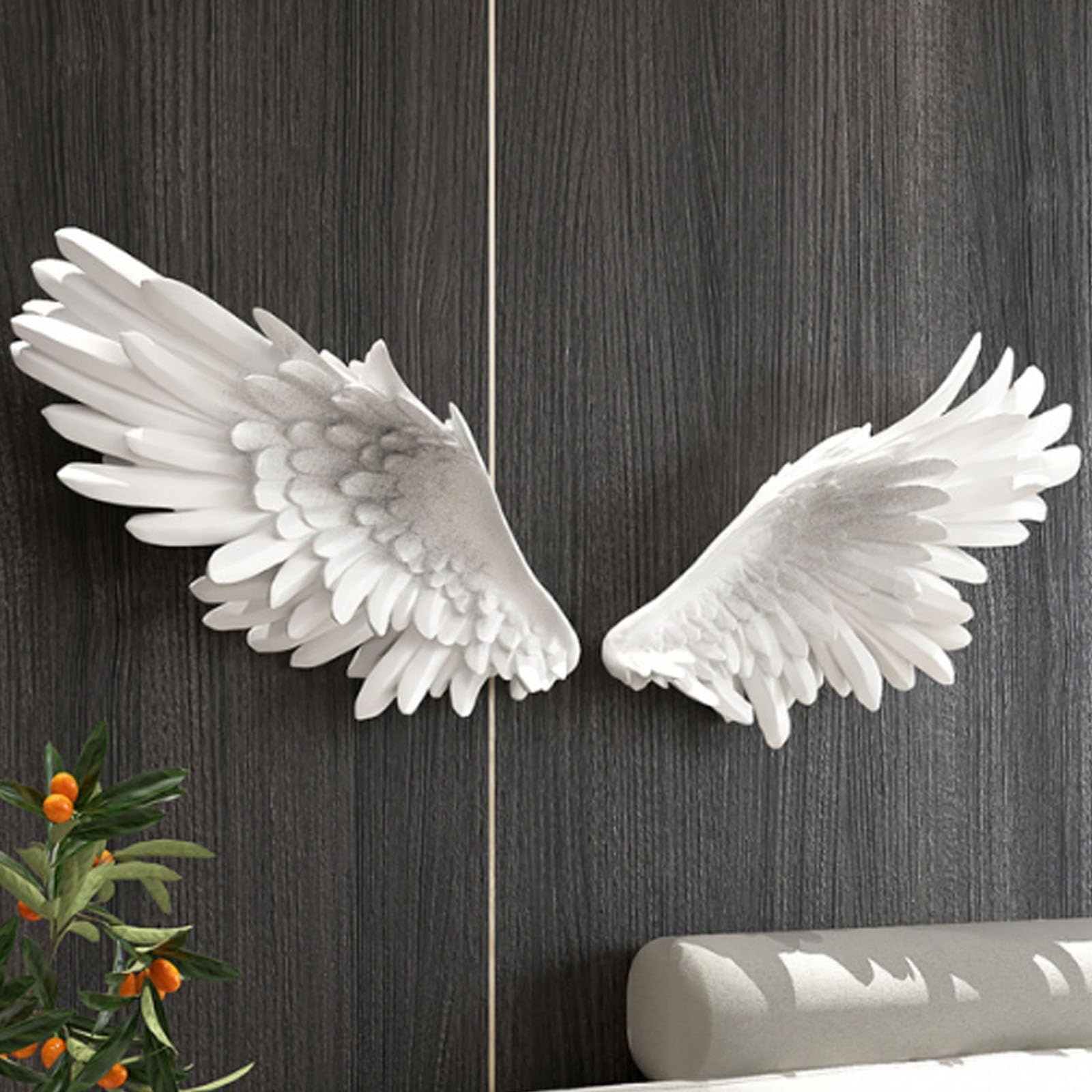 Décoration murale ailes d'ange 3D pour créer un salon cocooning et moderne