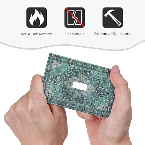 Miniatura 6 de Cubiertas artísticas de interruptor de luz artística de medallón oriental bohemiomutil, 1 cuadrilla, cubierta de placas de pared para dispositivo