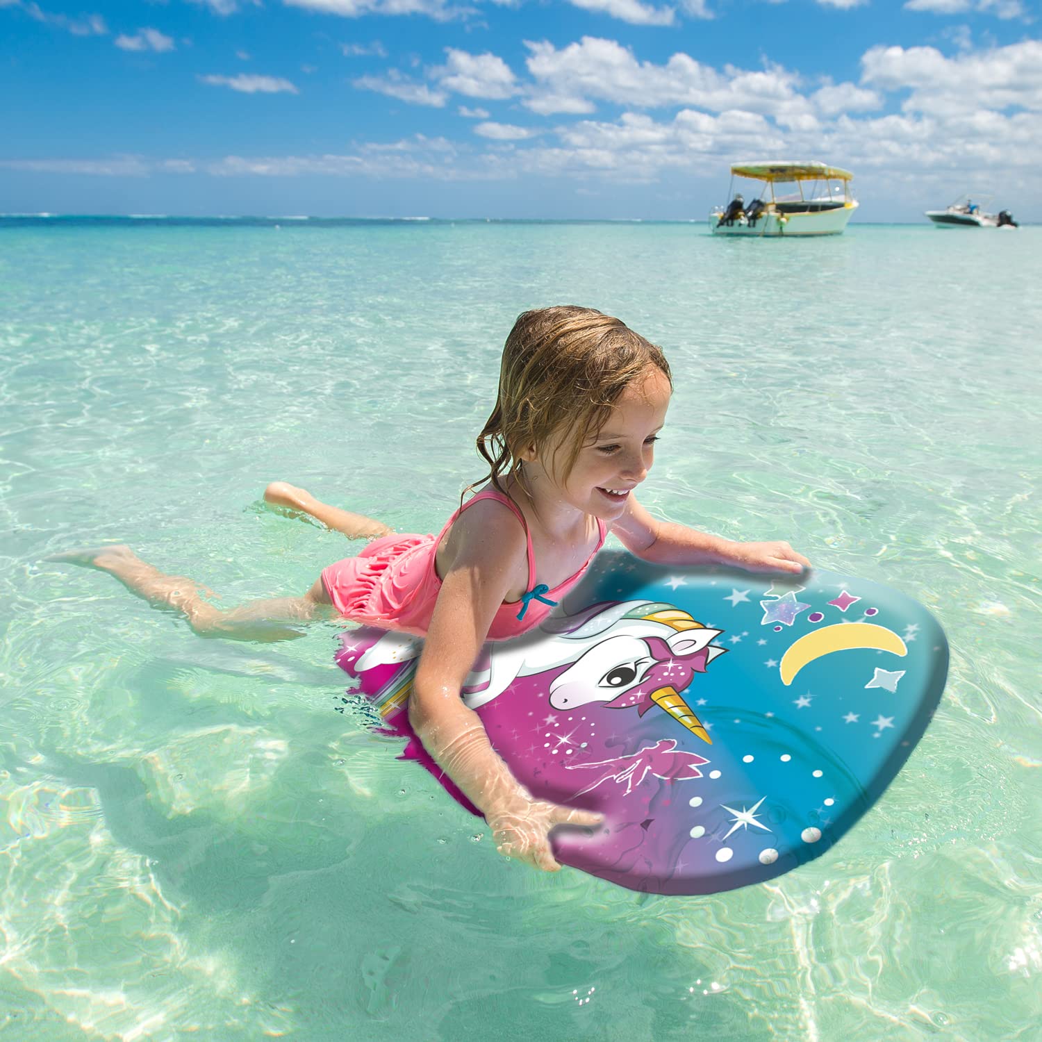 Mondo Toys - UNICORN Body Board - Surfbrett für Kinder, 94 cm - 11212