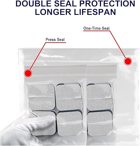 Miniatura 7 de TENS - Almohadillas de repuesto para unidad TENS, almohadillas de electrodo compatibles con AUVON TENS 7000 TENS, almohadillas de repuesto para