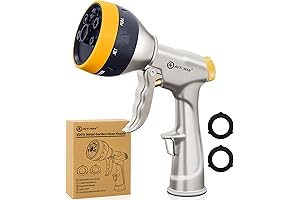 AUTOMAN Hose Head Nozzle: 7 Patterns, Watering & Washing