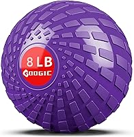 Vista 12 de Slam Ball - Pelotas medicinales con peso de 8 libras para ejercicio y entrenamiento, fuerza, cardio, entrenamiento cruzado y entrenamientos básicos