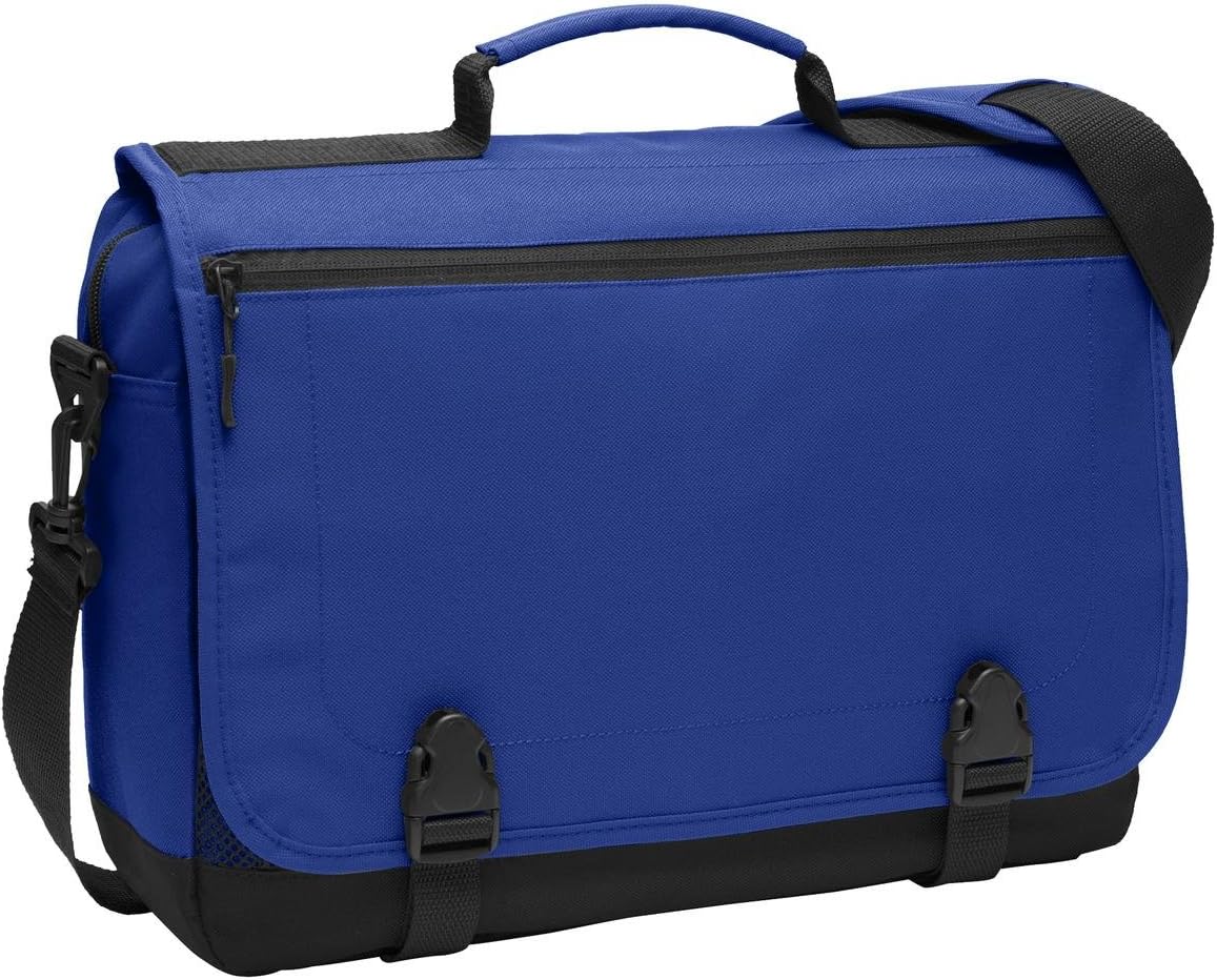 Port Authority Luggage-and-Bags Messenger Briefcase OSFA Twilight Blue One Size Twilight Blue