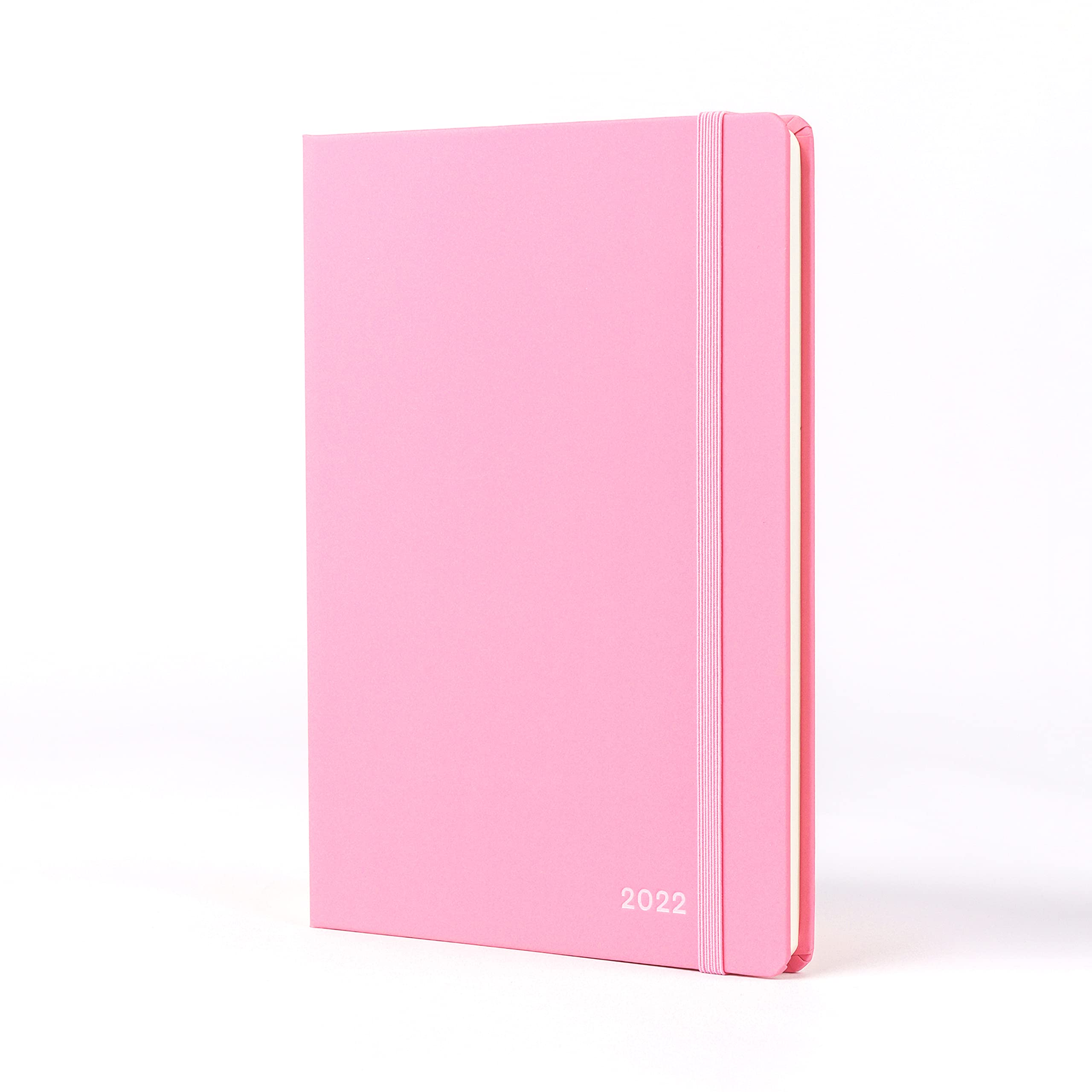 Jumble & Co Moodler A5 Week to View 2022 Diary - Rose-tinted Pink