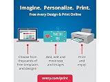 Business Cards, Magnetic for Inkjet Printers, 2"x3-1/2", White, 30/Pack AVE8374 – view 4