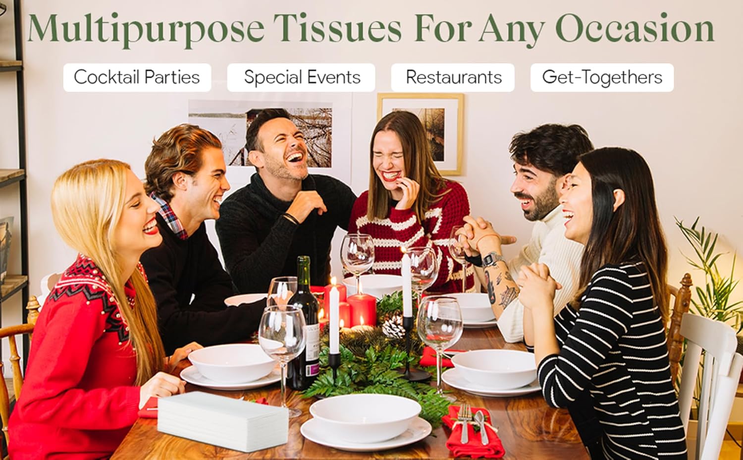 200 Disposable Linen Feel Guest Towels - Paper Hand Towels for Bathroom - Cloth Like White Paper Towel - Cocktail Hand Napkins - Highly Absorbent, Soft Fancy Guest Hand Towels 12" X 17" (Pack Of 200)