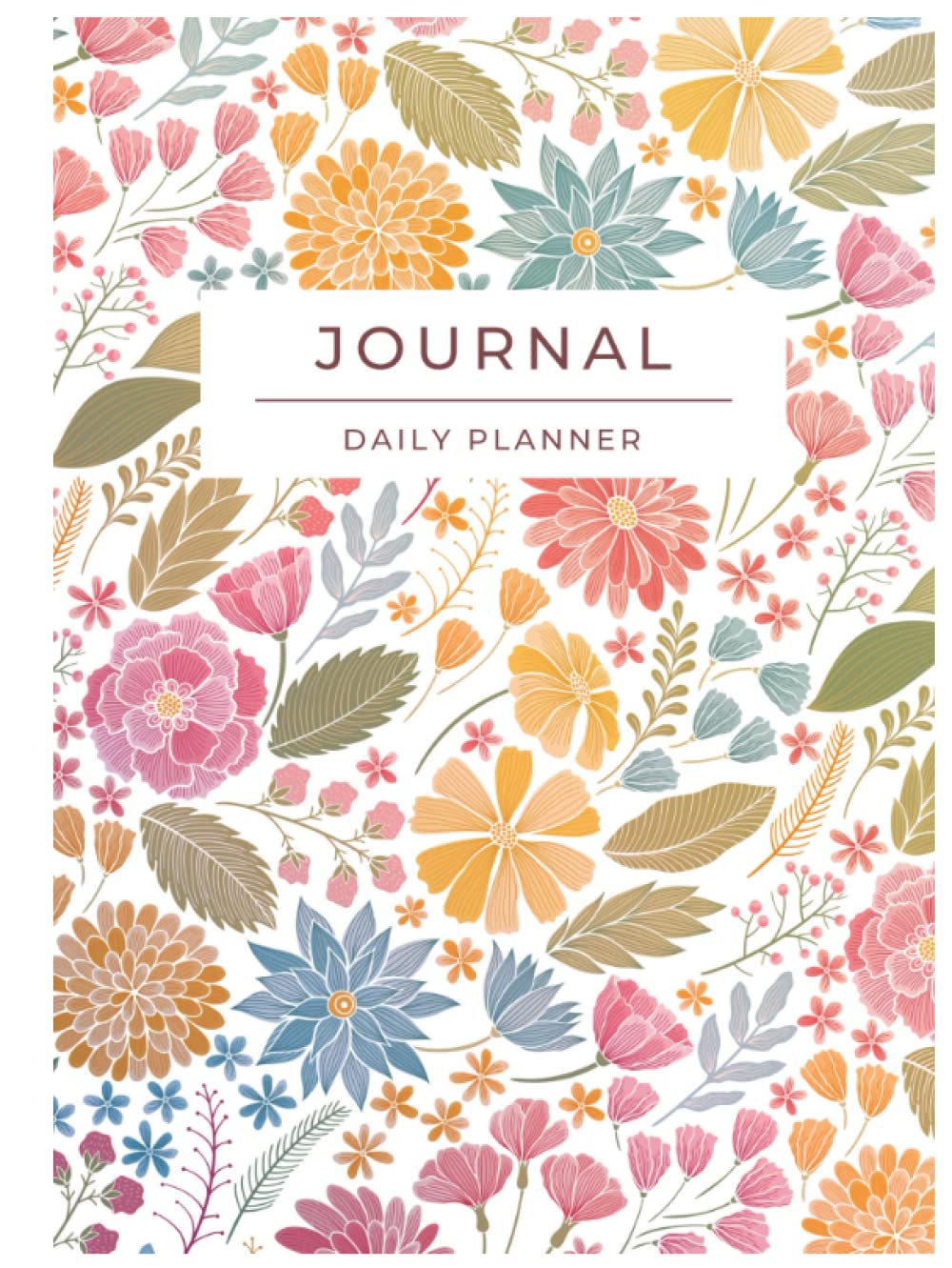 Journal intime ligné COLOURFULL grand format 200 pages papier épais 100 GSM