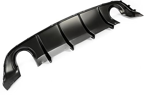 Miniatura 9 de KUAFU Difusor trasero compatible con Dodge Charger Scat SRT Daytona GT RT modelos no de cuerpo ancho, cenefa parachoques trasero, difusor de alerón,