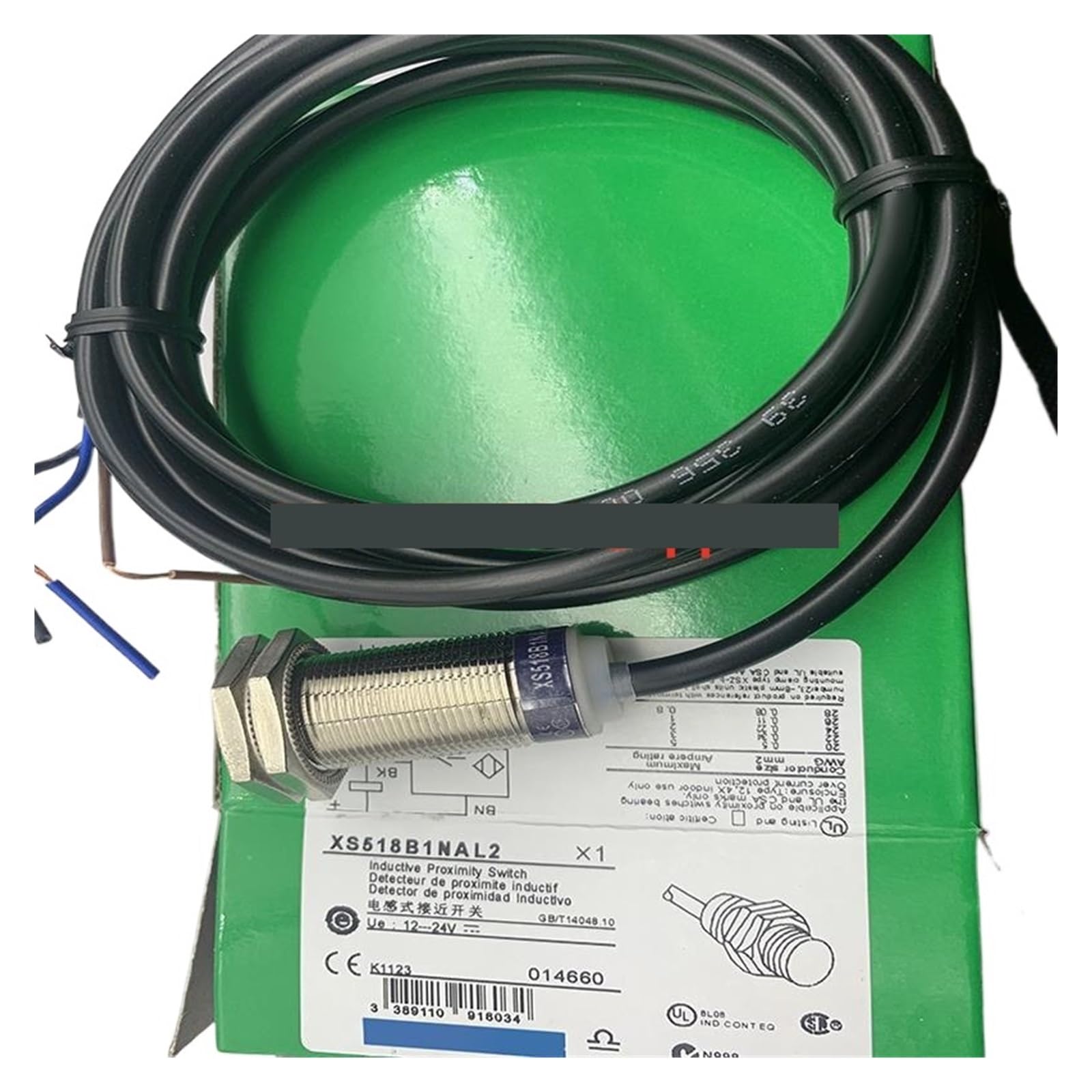 Capteur de proximité XS518B1MAL5 détecteur M18 câble 5m