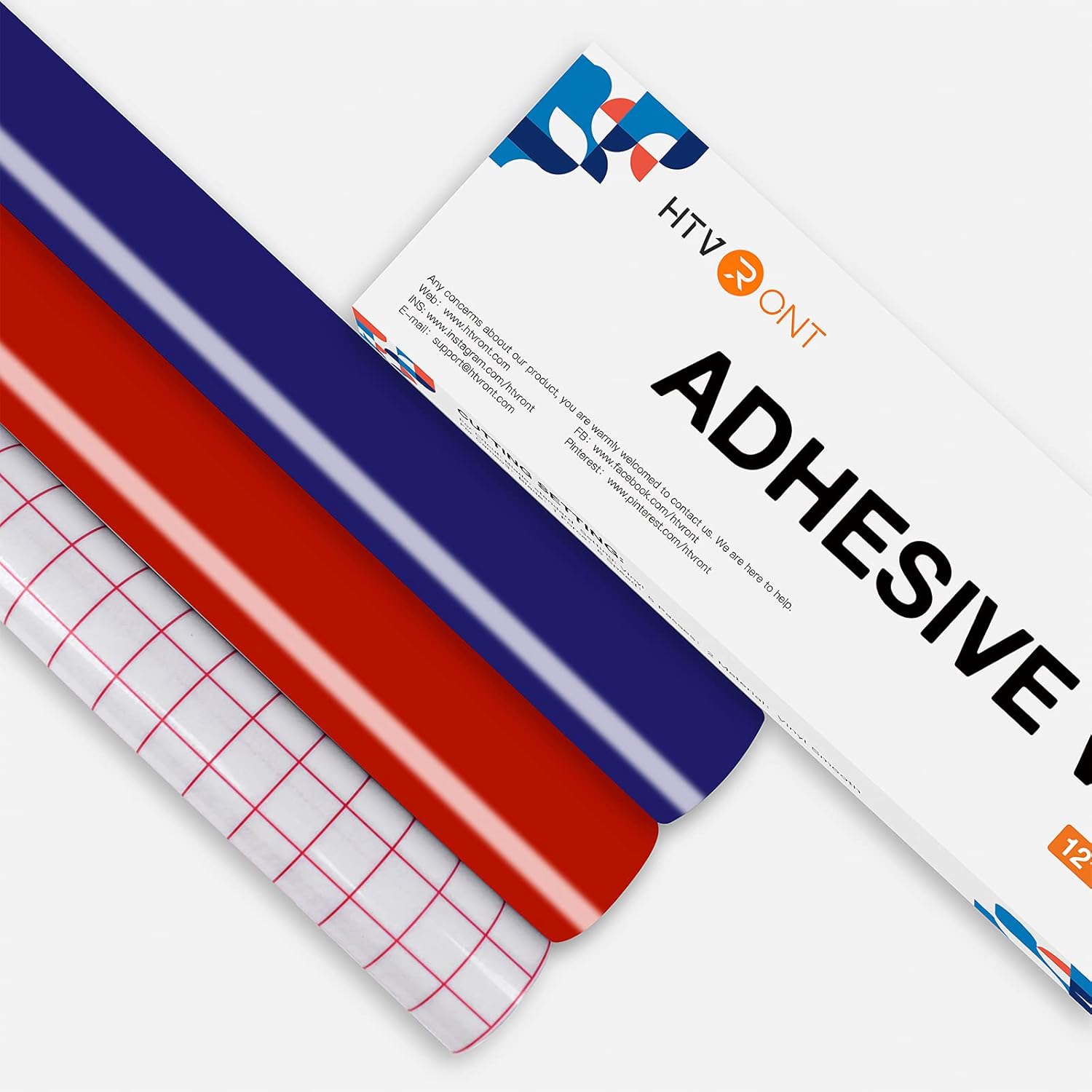 HTVRONT Permanent Vinyl - 12" x 5ft 2 Rolls Adhesive Vinyl & 1 Roll Transfer Tape Vinyl, Permanent Adhesive Vinyl Roll for Decoration, Sticker & Craft Cutter (Turquoise/Bright Pink) : Arts, Crafts & Sewing