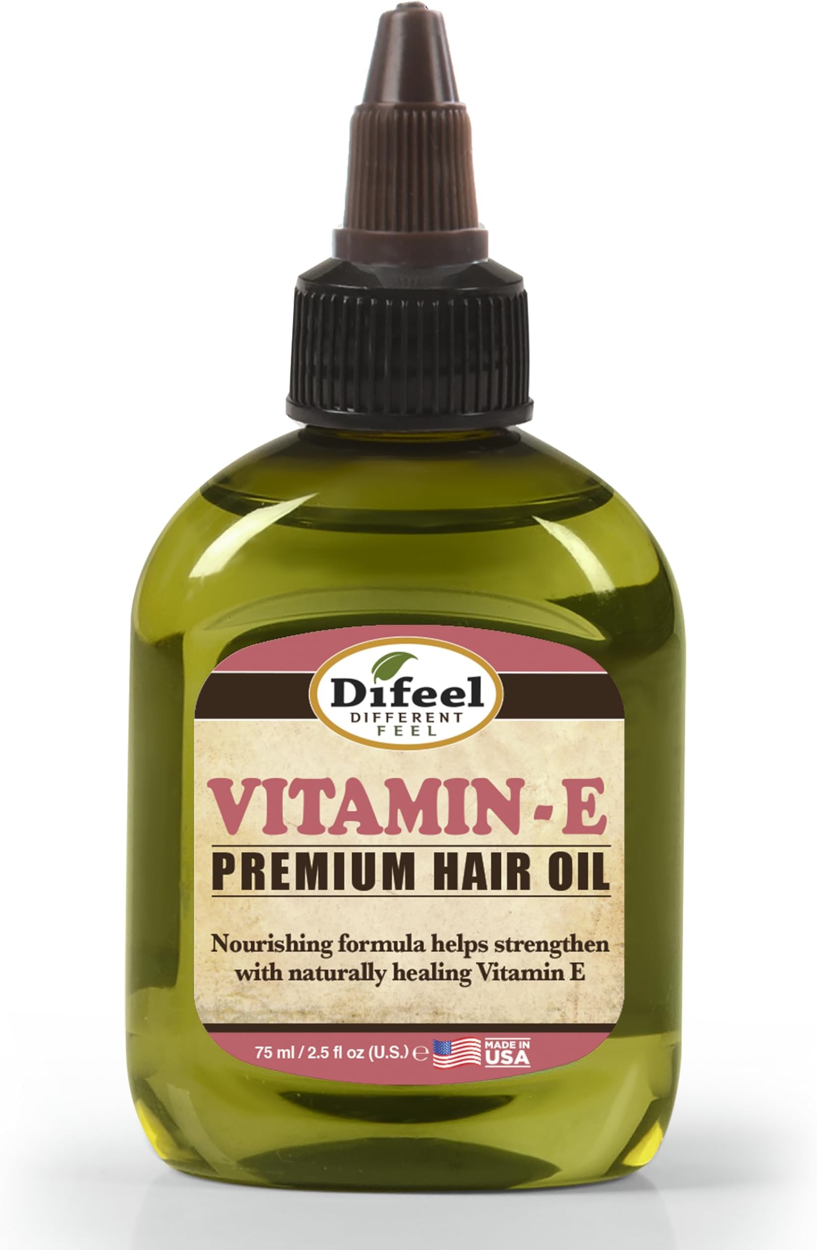 Premium Natural Hair Oil - Vitamin E, Pure Herb Formula With Vitamins, For Thinning Hair, Rejuvenates & Revitalizes Hair & Scalp, Promotes Healthy Hair Growth 75 ml