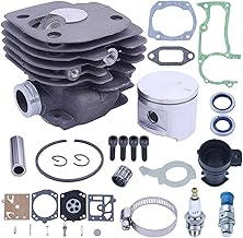 Adefol 52 mm Cilindro Pistone Kit per Husqvarna 372XP 371 365 362 375K Grande noia Motosega con Candela Cuscinetto ad aghi Paraolio per 503 93 93 72