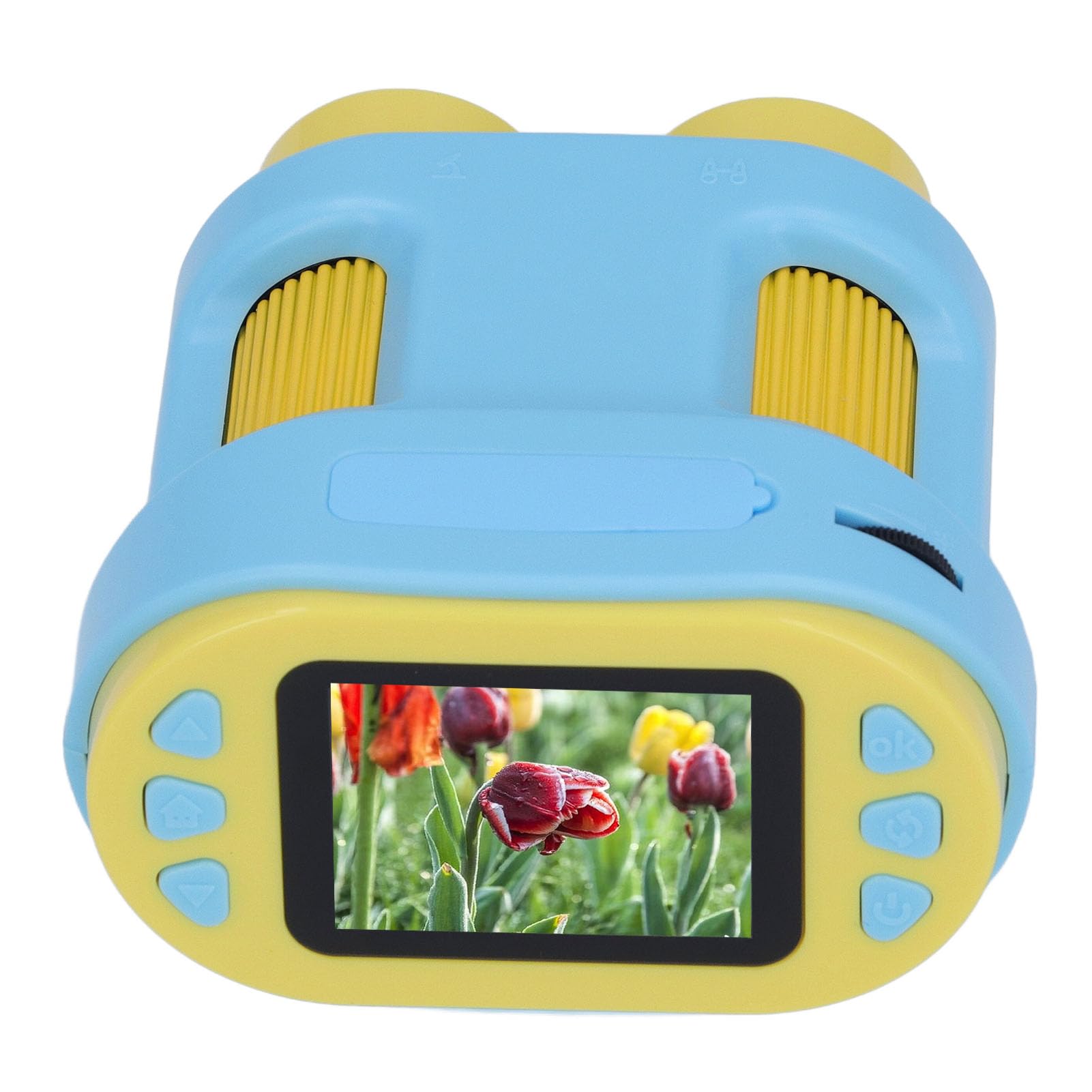 Generic Microscopio Digital Telescopio 1000X Cámara de Microscopio de Bolsillo Portátil para Niños Experimento Científico con Pantalla a Color de 2,0 Pulgadas (Blue)