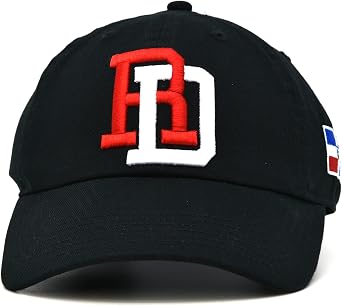 Dominican Republic DR Republica Dominicana RD Baseball Cap Navy Red Royal DAD HAT