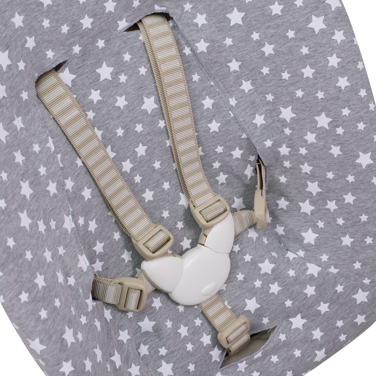 JYOKO KIDS Bezug kompatibel mit Stokke Newborn (White Star)