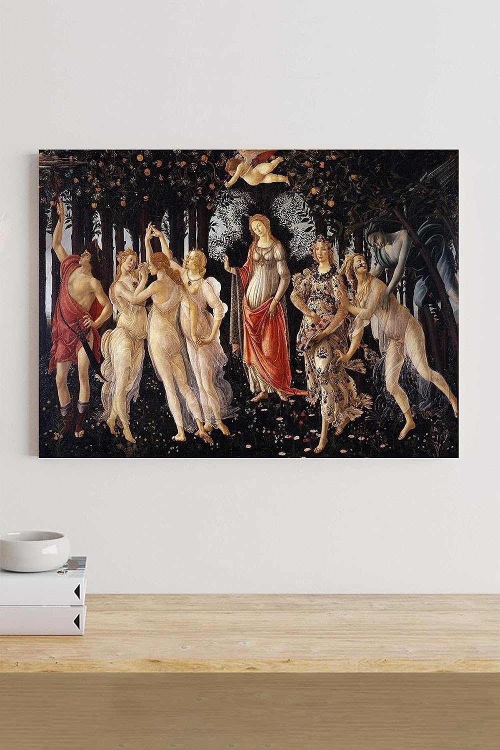 Postermanya (pster18913) Ilkbahar - Primavera - Botticelli Sanatsal Kanvas Tablo 30 x 40