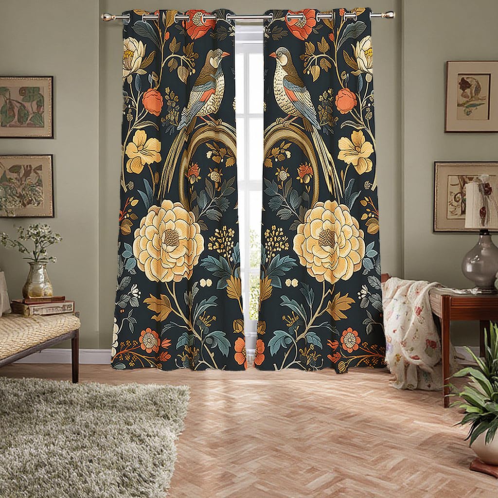 Weihnachtsvorhang Mit Lebkuchenmännern - Vintage Jacquard Verdunklungsvorhang 150x240 Cm