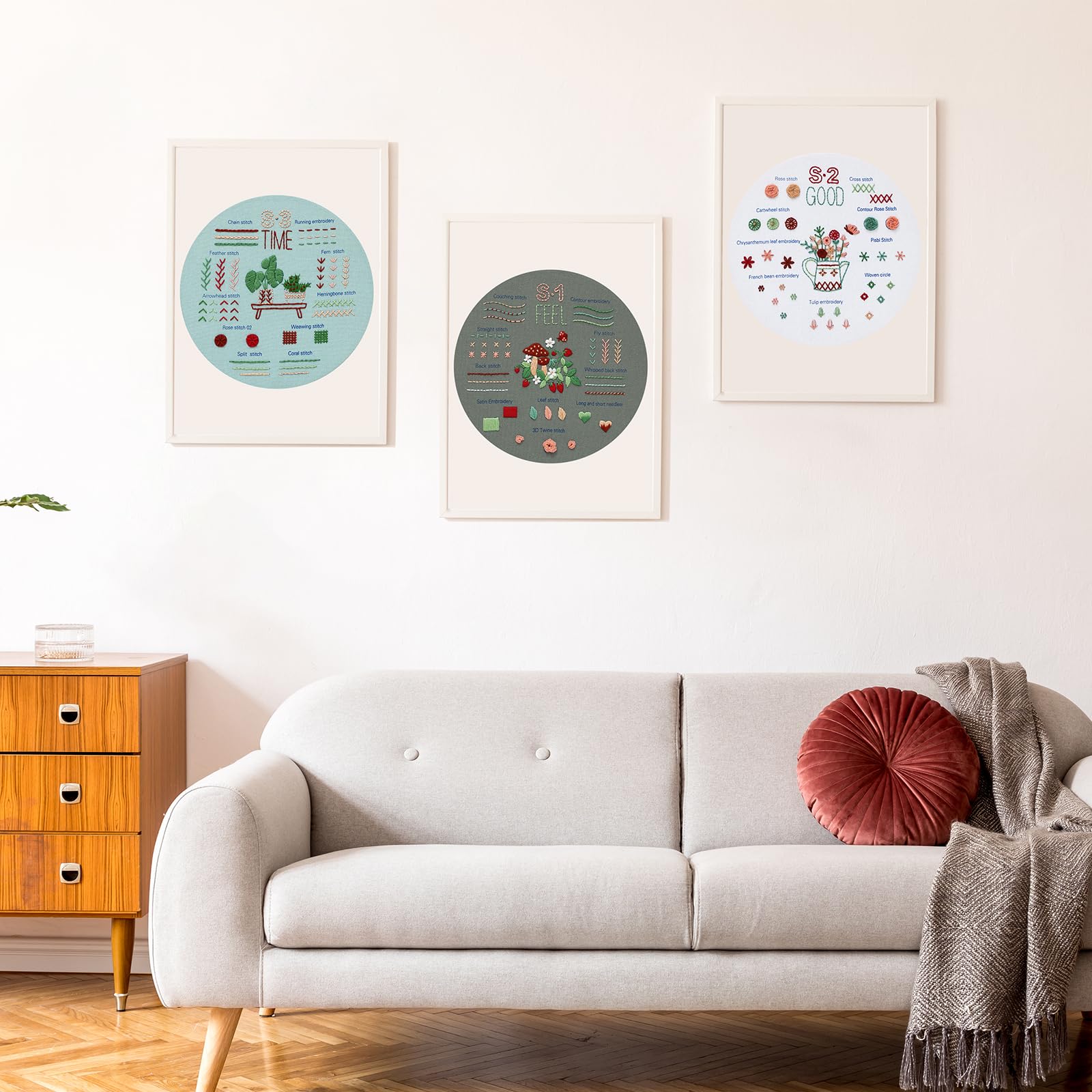 Beginner Embroidery Kit - Learn Cross Stitch! -8