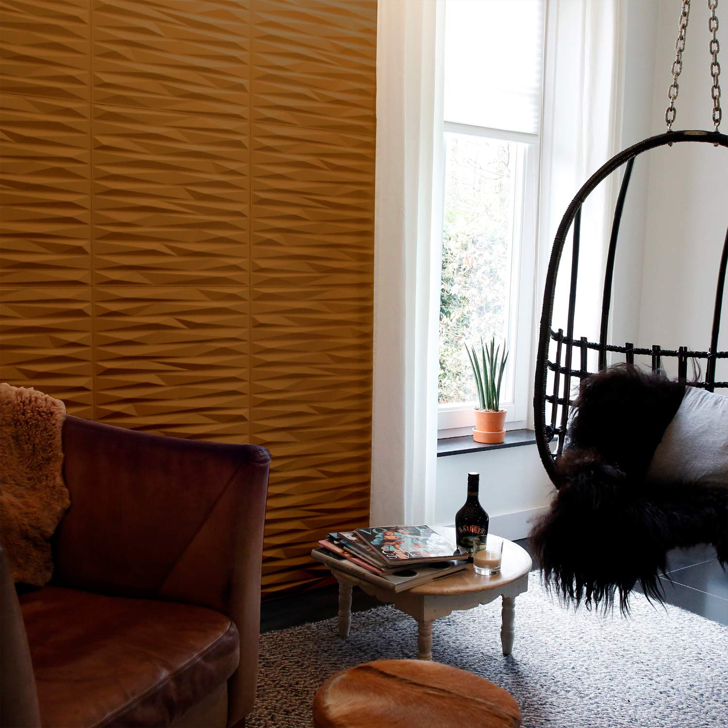 WALPLUS Wall 3D Panels 50x50 Cm - 12 Boards (for 3 Sqm2) Kitchen Decor - View #7