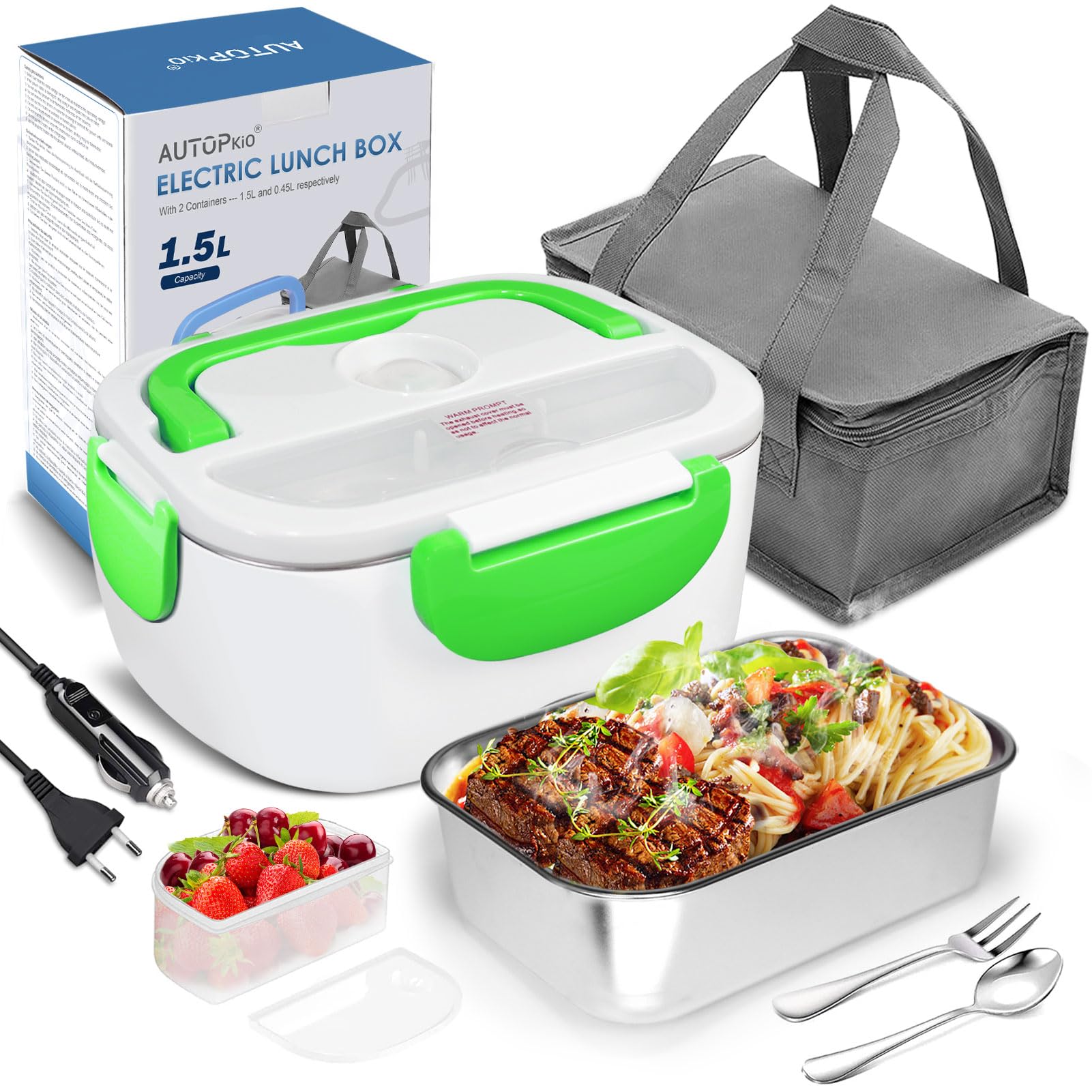 Elektrische Auto Lunchbox - Beheizbare Essensbox 12V, Bis 85°C