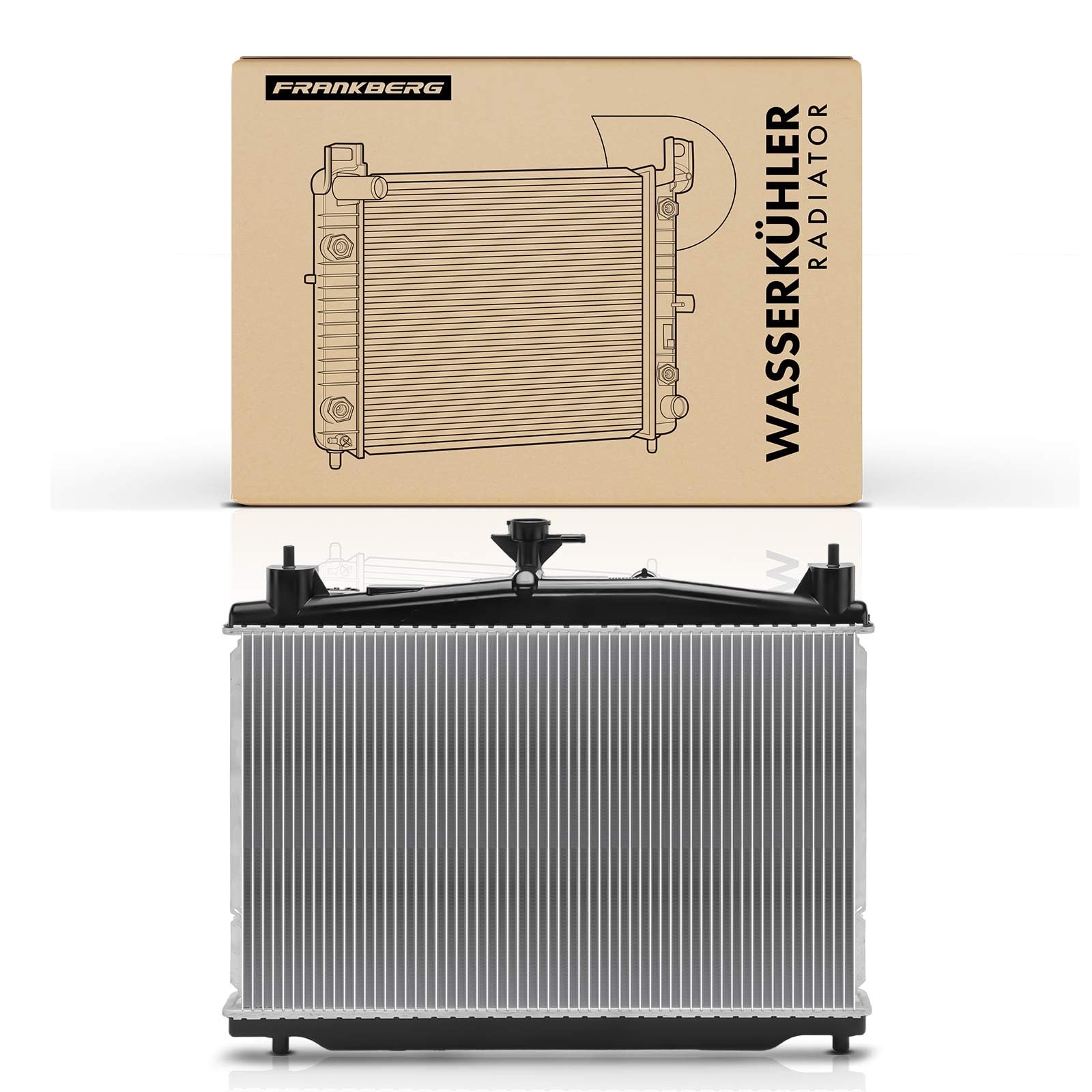 Frankberg Radiatore scambiatore di calore dell'acqua scambiatore di | ZJ3815200A; Compatibile con: 2 DE DH