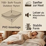 Luxchoice Matelas Gonflable 2 Personnes avec USB Pompe 400KG Max - 4