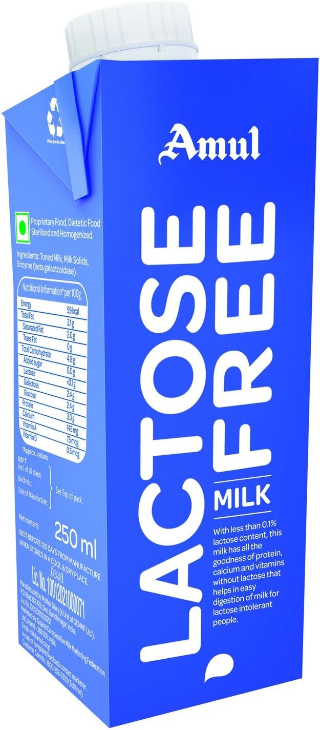 Lactose Free Milk, 250 Ml