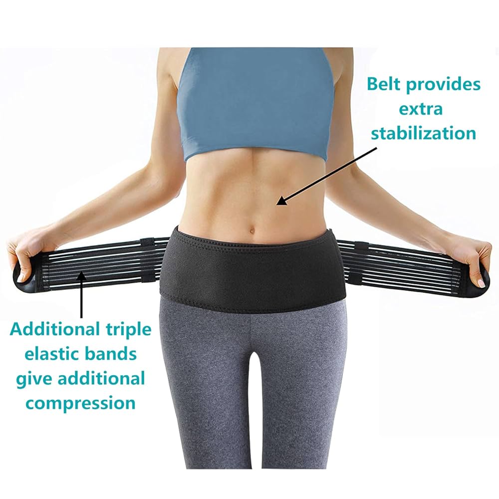 Amazon.com: Backtour Sacroiliac Hip Belt for Women and Men