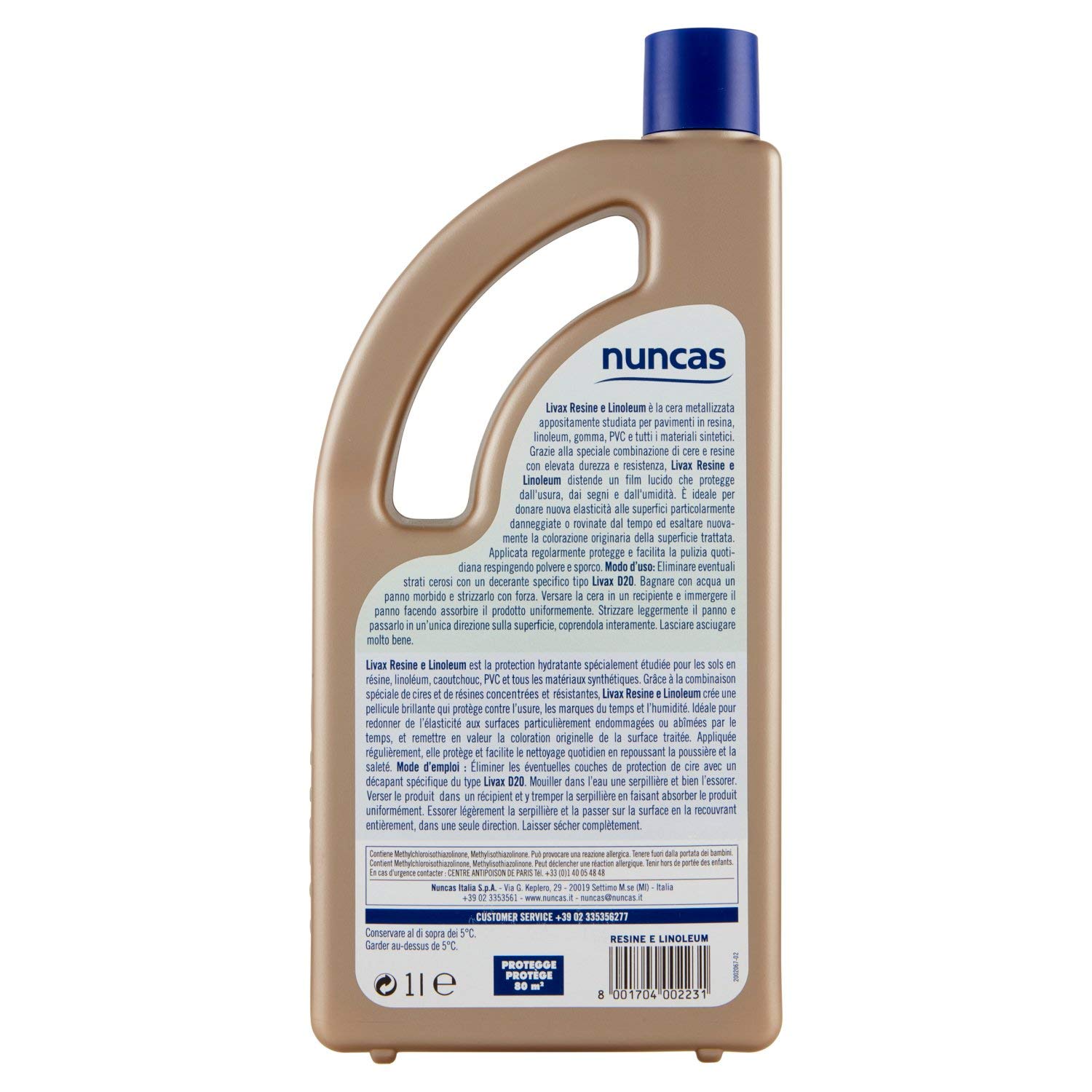 Nuncas Livax Cera - Resine e Linoleum - 1000ml