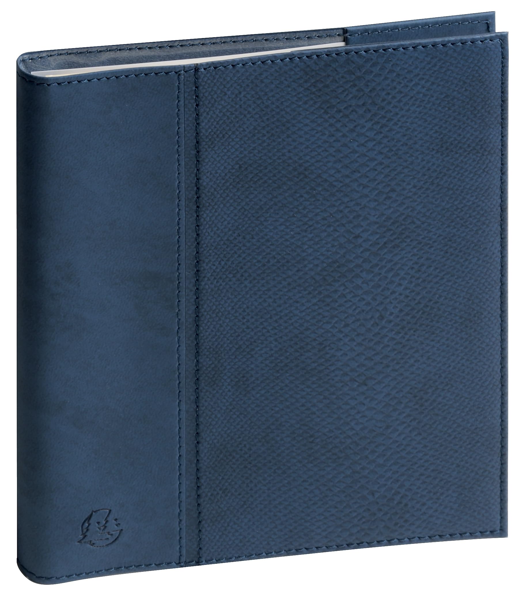 Exacompta - 1876422E - Eurotime 18S Spiral Duo Kaa Weekly Desk Diary - 15 x 17 cm - January to December 2025 - Blue