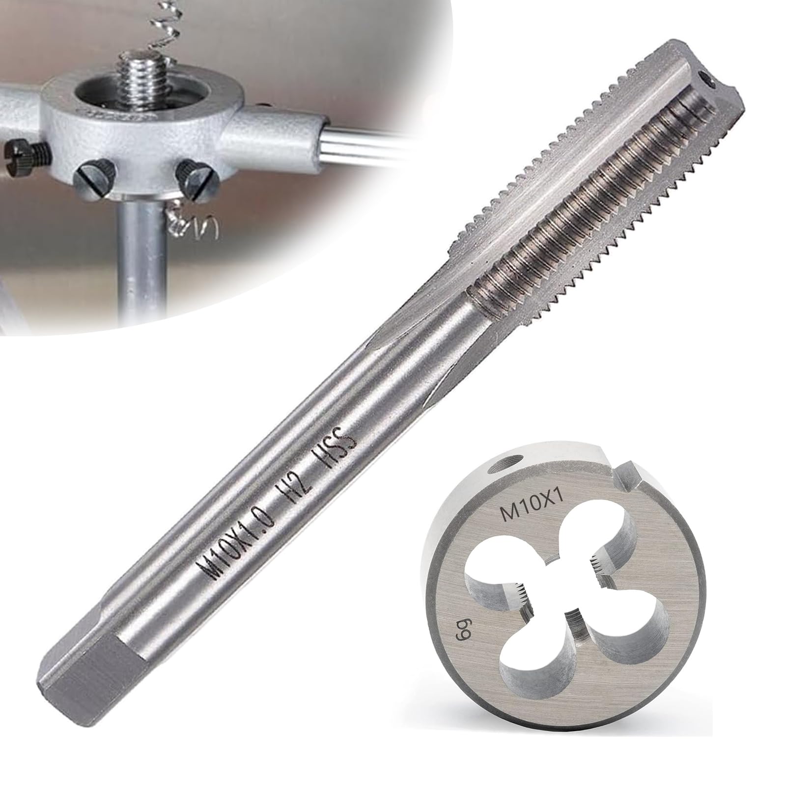 M50 X 1,5 Linksgewinde Schneideisen - Metrisches Rundgewindeschneider Für Metallarbeiten